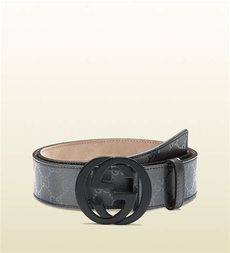 grey gucci imprime belt|gucci belt men original.